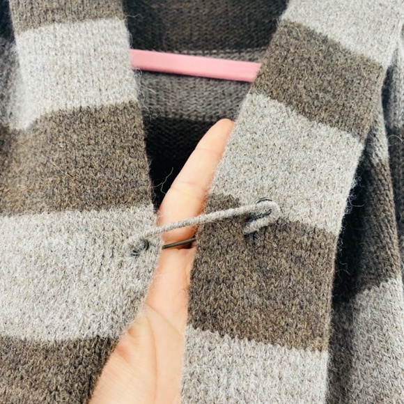 Vince Wool Open Front Cardigan with Hood Size Medium - Picture 6 of 7